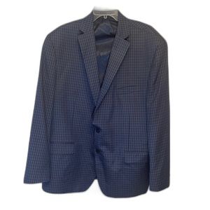 Michael Kors Blue Plaid Sports Jacket